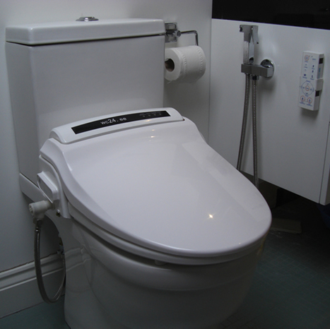 KAI-WC24E: Elongated Style Bidet Toilet Seat with remote control