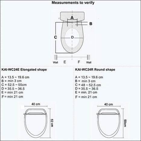 KAI-WC24E: Elongated Style Bidet Toilet Seat with remote control