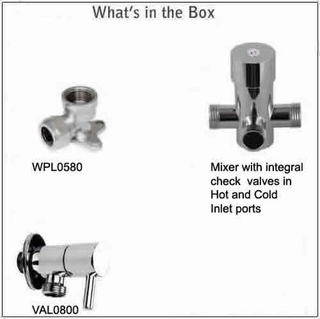 MIX2700: Surface mounted proportional mixing valve