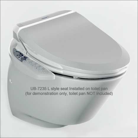 UB-7235RL Electronic bidet toilet seat Elongated Style