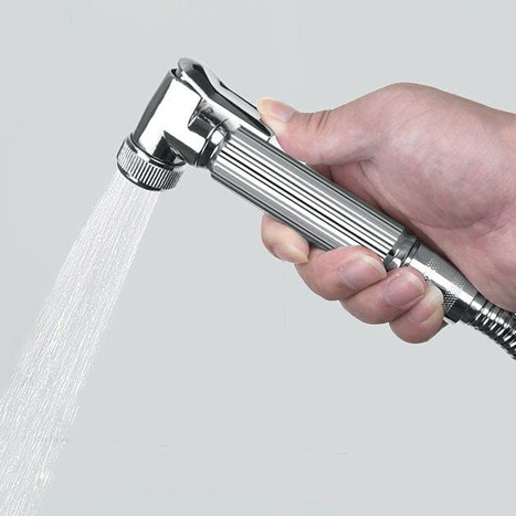 BRA3400 Chromed Bidet Shower with splined handle