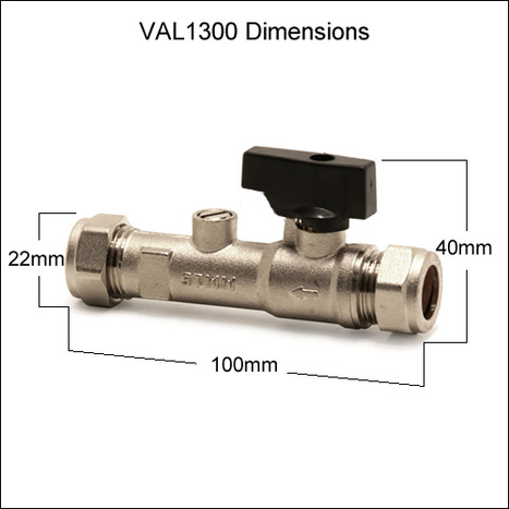 VAL1300 Combined Double Check Valve & Isolating Valve