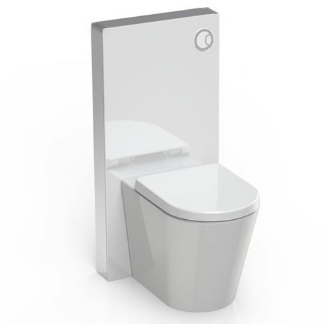 GMF-7035: Japanese Shower Toilet with monolith cistern cabinet