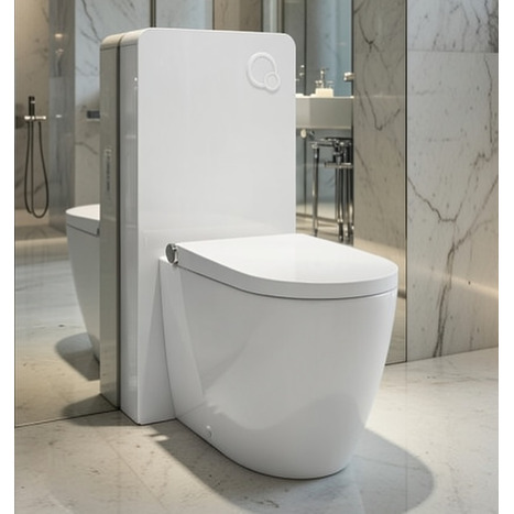 GMF-7035: Japanese Shower Toilet with monolith cistern cabinet