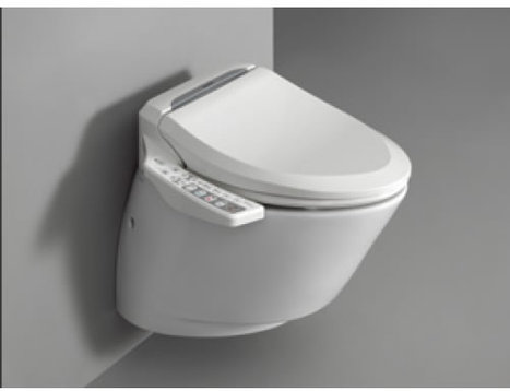 USPA: Round Style Electronic Bidet Toilet Seat