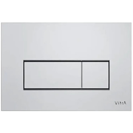 Vitra Concealed Cistern WC Frame for wall hung Toilets with OBLONG style loop square dual flush plate