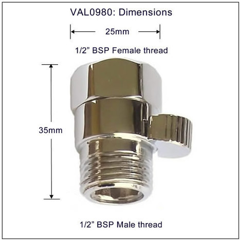 VAL0980: Inline ceramic control valve