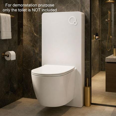 Wall Hung Cabinet Cistern For Wall Hung WC Pan In Alpine White