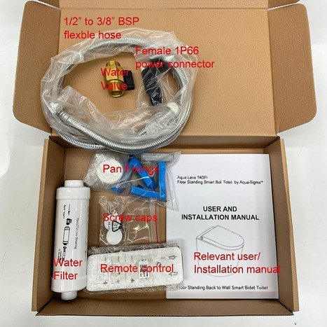 Japanese style smart toilet bidet