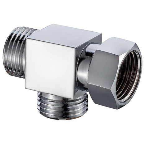 T Connector with 1/2" BSP Swivel Nut