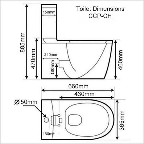 Extended Height Non-Electric Bidet Toilet