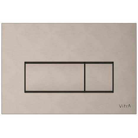 Vitra Loop Square Flush Plate - Brushed Nickel