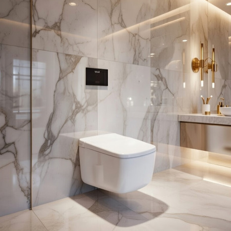 Vitra V-Care Prime Rim-Ex Smart Wall Hung Bidet Shower toilet