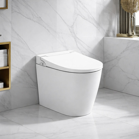Floor Standing Back to Wall Non-Electric Turkish style Bidet Toilet