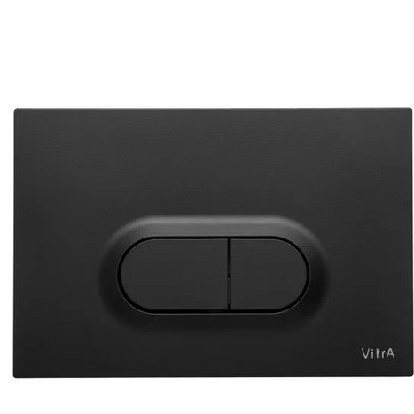 Vitra Loop O Mechanical Dual Flush Control - Matt Black