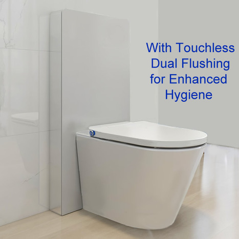 TMF-7035: Touchless Flush Monolith Close Coupled Smart Japanese Shower Toilet