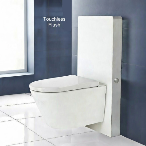 TMW-7035: Wall Hung Shower Toilet with Touchless Dual Flushing