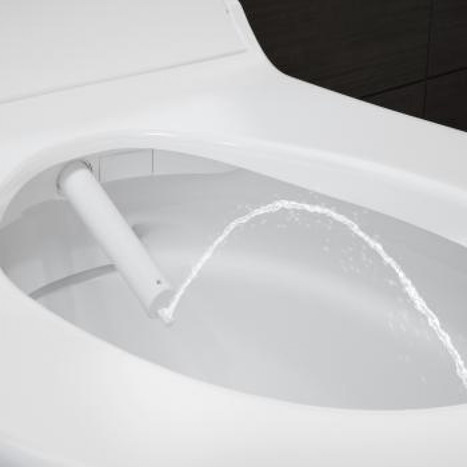 Geberit Tuma Comfort Seat and Extended Height Close Coupled Toilet