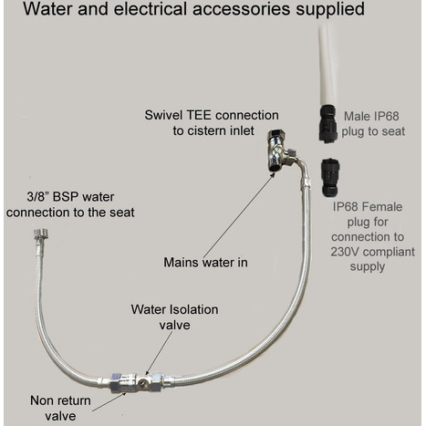 CCP-6300-CH: Bidet Shower Washing Toilet