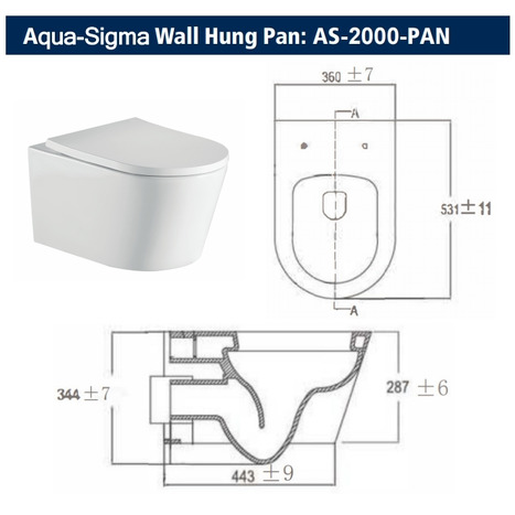 WHR-6500 Wall hung smart wash and dry bidet toilet