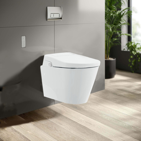 WHR-6500 Wall hung smart wash and dry bidet toilet