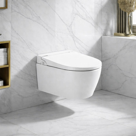Wall Hung Non-Electric Turkish style Bidet Toilet
