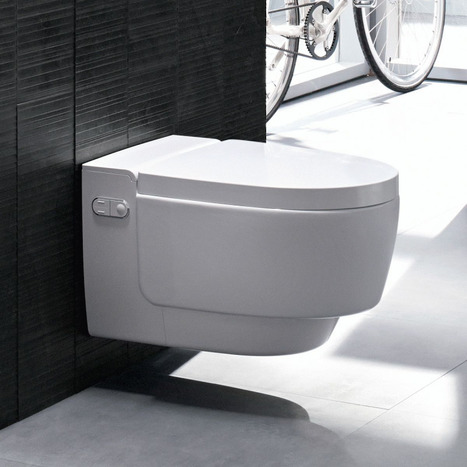 Geberit AquaClean Mera Classic Rimless Wall Hung Shower Toilet - White
