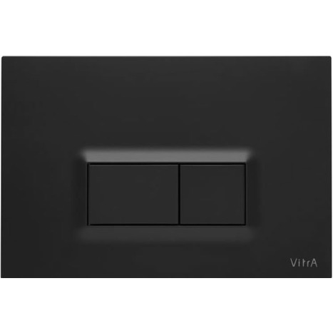 Vitra Loop R Mechanical Dual Flush Control - Matt Black