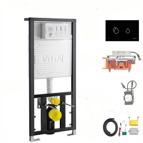 Vitra Concealed Cistern WC Frame & Smart Panel bundle for wall hung toilets