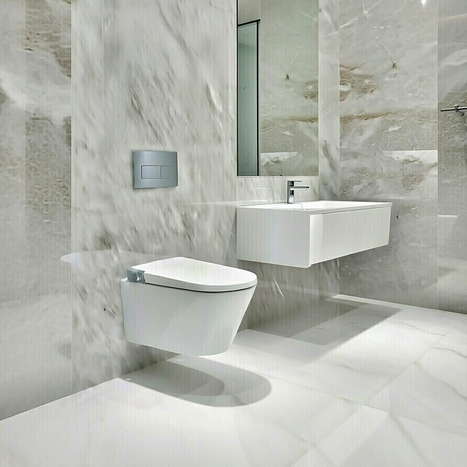 Auto open smart bidet shower toilet AS-8000 WH