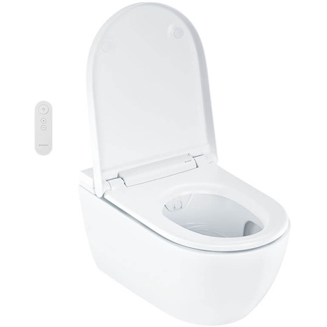 Geberit Aquaclean Alba Rimless Wall Mounted Shower WC: 146.350.01.1