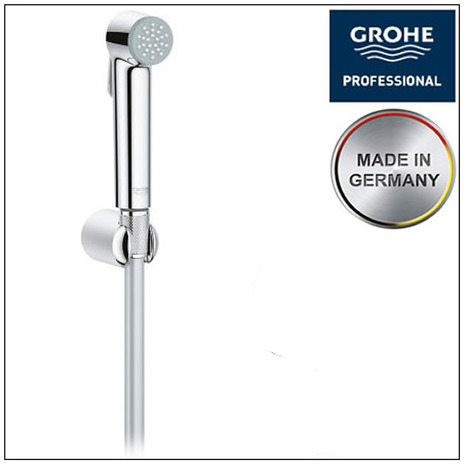 Grohe Tempesta-F Trigger 30 Single Spray Douche Set - 1m PVC Hose - Silver