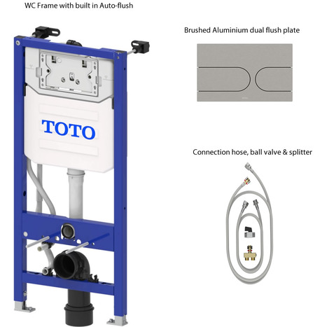 Toto wall frame with Automatic flush Bundle