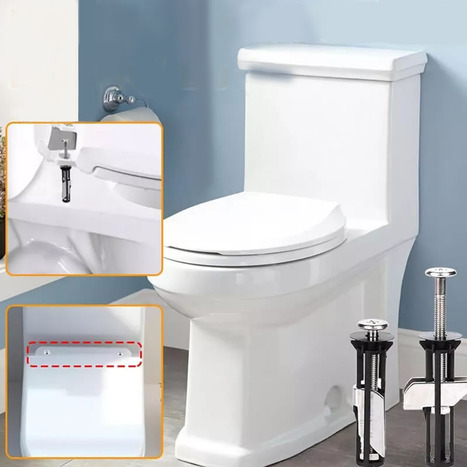 Shark Tooth: Universal Toilet seat fixing kit