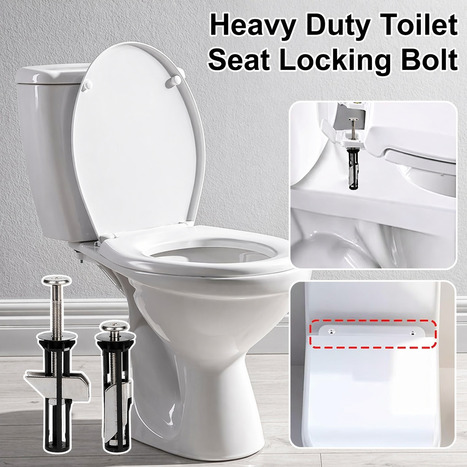 Shark Tooth: Universal Toilet seat fixing kit