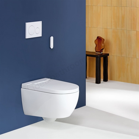 Complete bundle set: Geberit AquaClean Alba bidet toilet