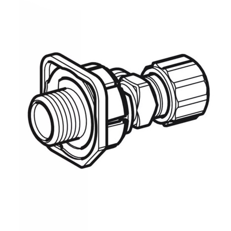 Geberit concealed cistern angled stop valve (240.269.00.1)