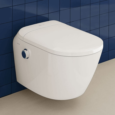VitrA V-Care Ultra Rim-Ex Smart Wall Hung Bidet Shower toilet