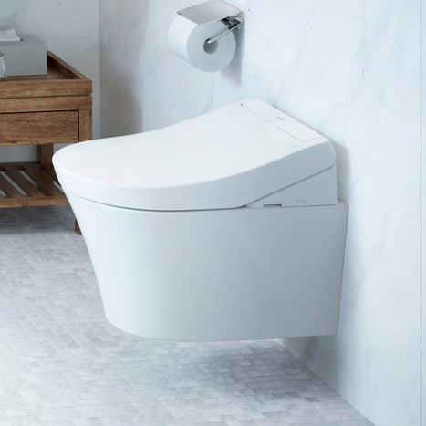 Toto RG wall-hung rimless pan and washlet