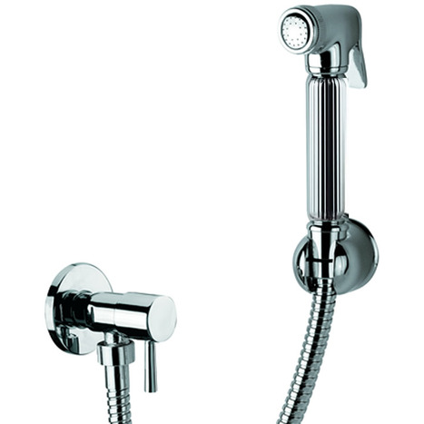 BRA3490 Chromed Bidet Shower with angle valve
