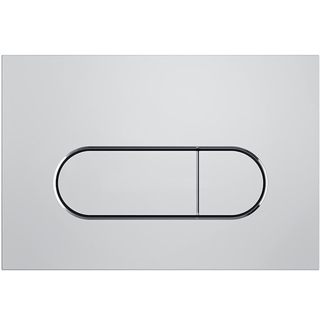 Vitra V-Care Rimless Smart Pan inc Seat and Frame - Chrome Flush Plate Bundle