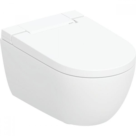 Complete bundle set: Geberit AquaClean Alba bidet toilet with 98cm frame