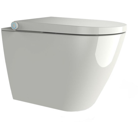 Complete bundle set: Aqua-Sigma floor standing bidet toilet with concealed cistern: AS-1400F-BUN