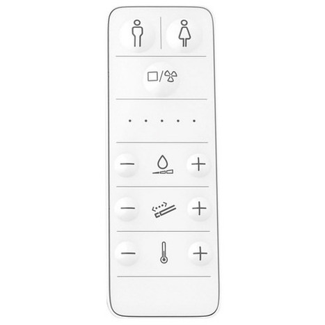 Complete bundle set: Aqua-Sigma floor standing bidet toilet with concealed cistern: AS-1400F-BUN