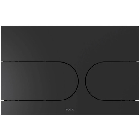 TOTO Matt Black Dual Flush Push Plate