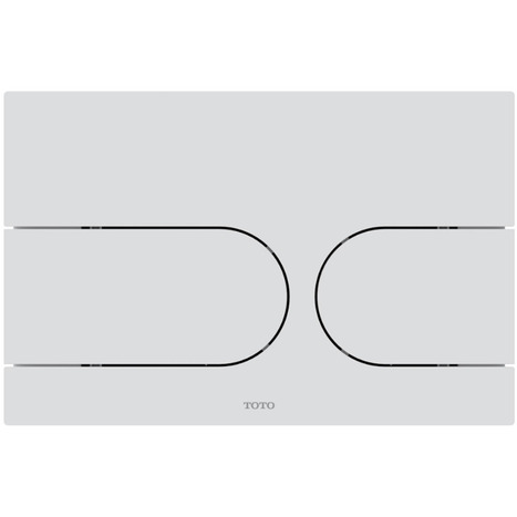TOTO White Dual Flush Push Plate