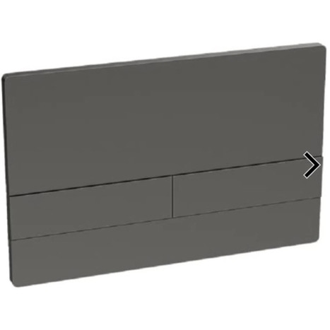 Abacus Edge Anthracite Grey Dual Flush Plate: code EPPR-48-05AN
