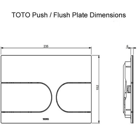 TOTO Washlet Frame System with Dual Flush: Complete Package