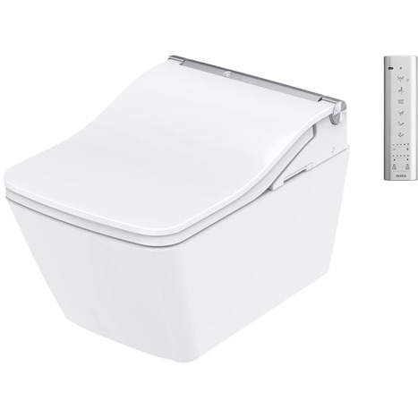 TOTO WASHLET SW Auto Flush Rimless Wall-Hung Shower Toilet Bundle