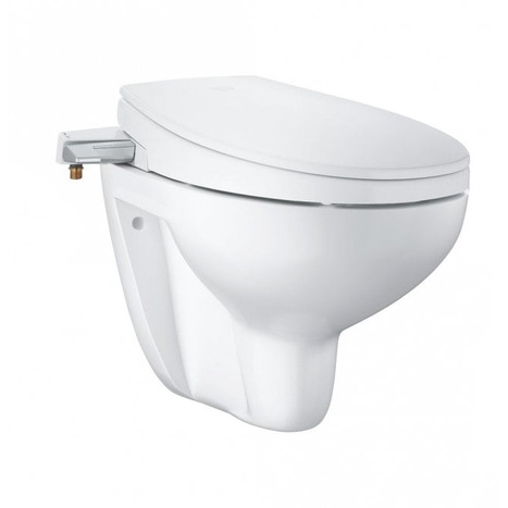 Grohe Bau Wall Hung Bidet toilet and seat